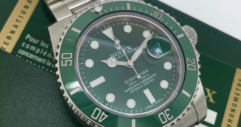 Rolex Submariner Steel Green Dial and Ceramic Bezel «Hulk» 1166610